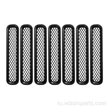 Передние вставки для решетки решетки для Jeep Wrangler TJ 97-06